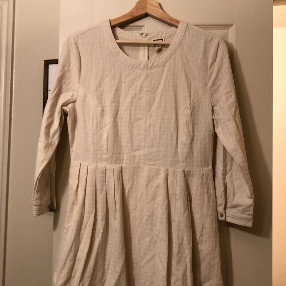 Cream dress from local boutique